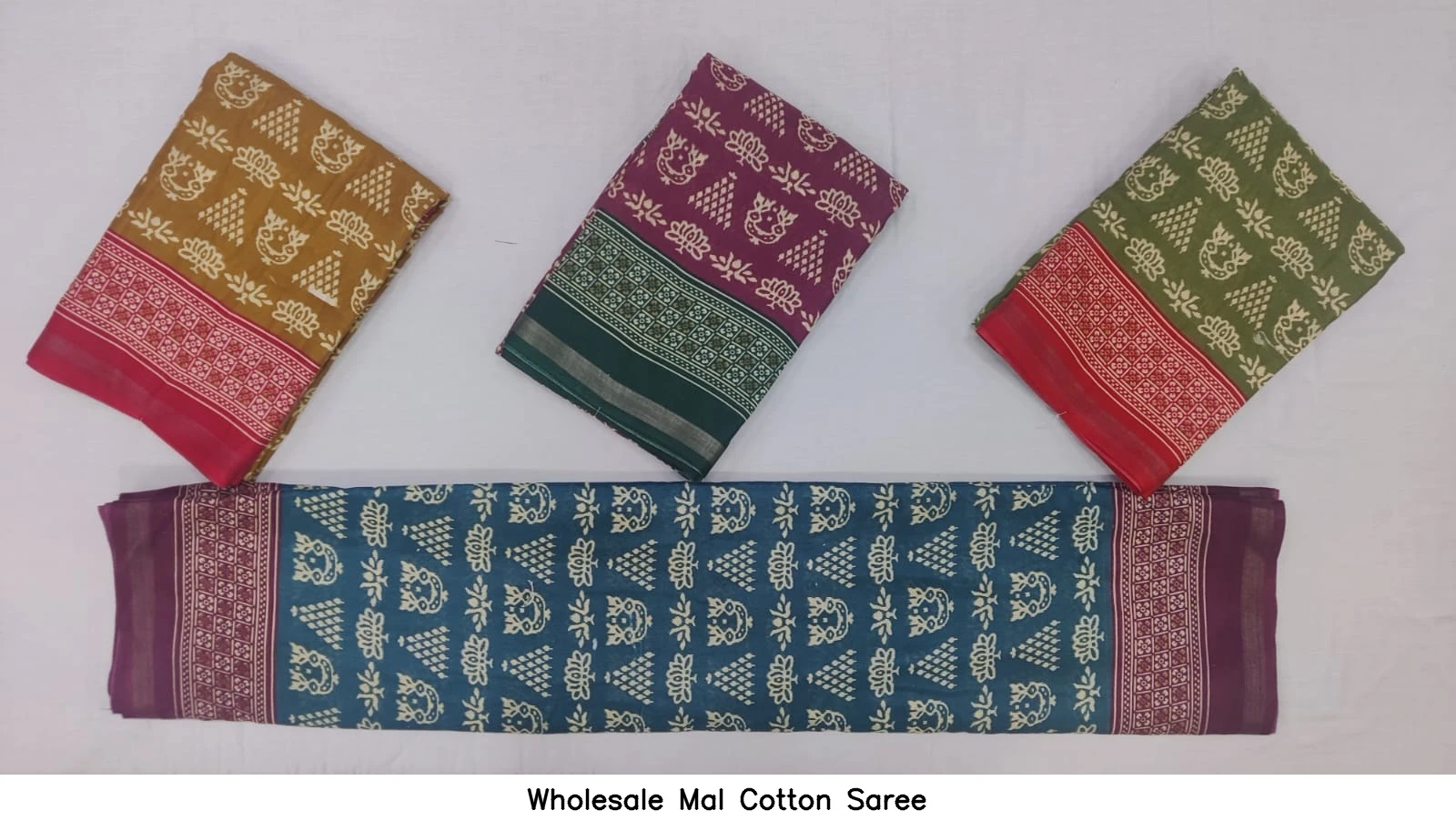 Wholesale Mal Cotton Saree