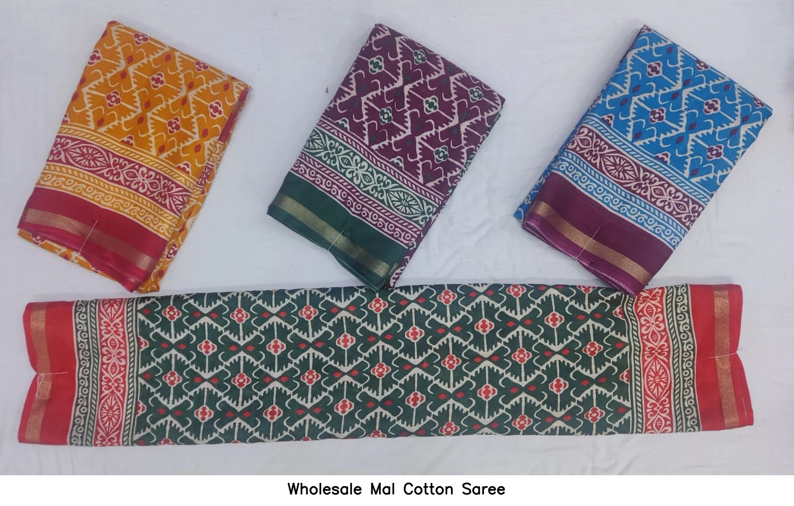Wholesale Mal Cotton Saree