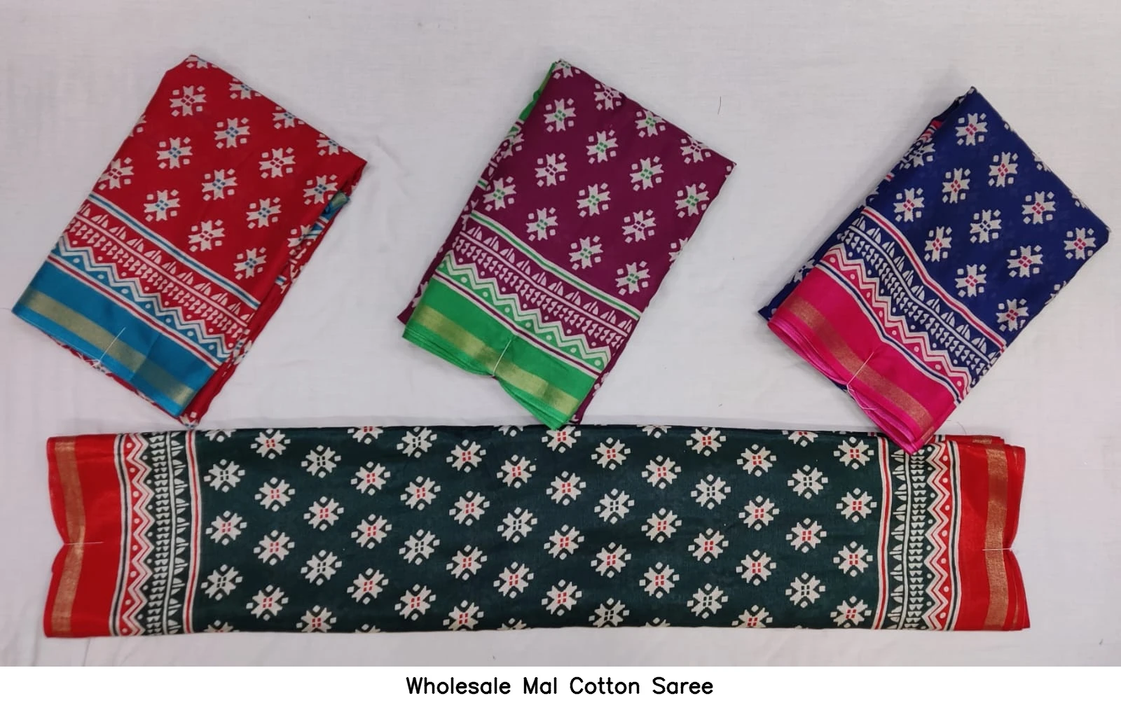 Wholesale Mal Cotton Saree