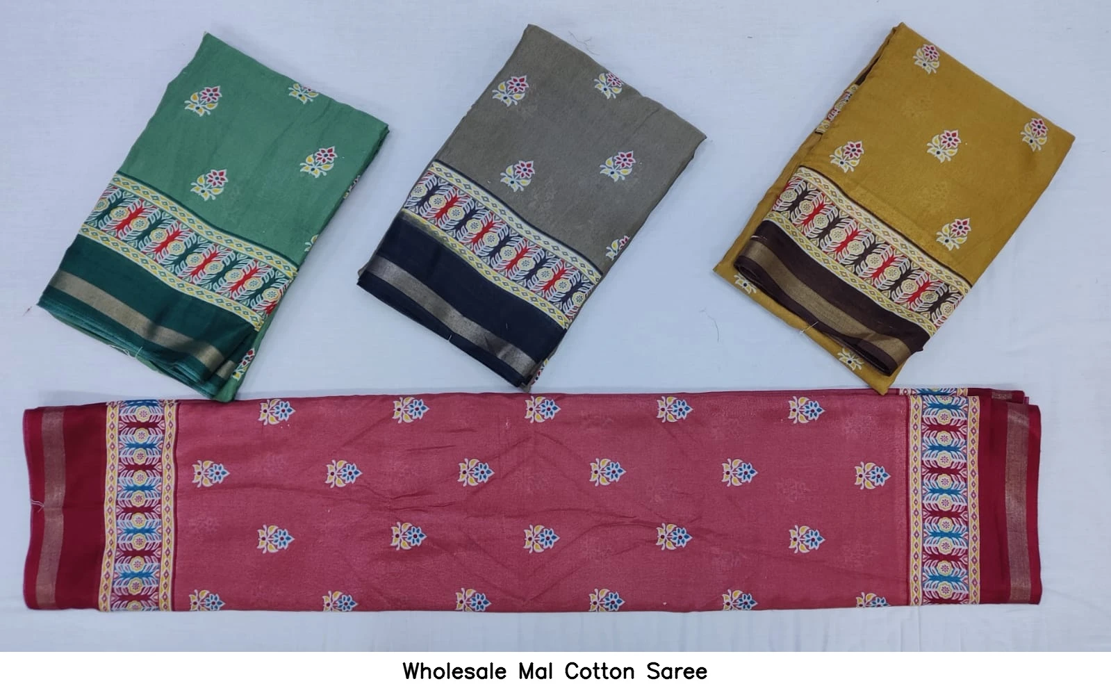 Wholesale Mal Cotton Saree