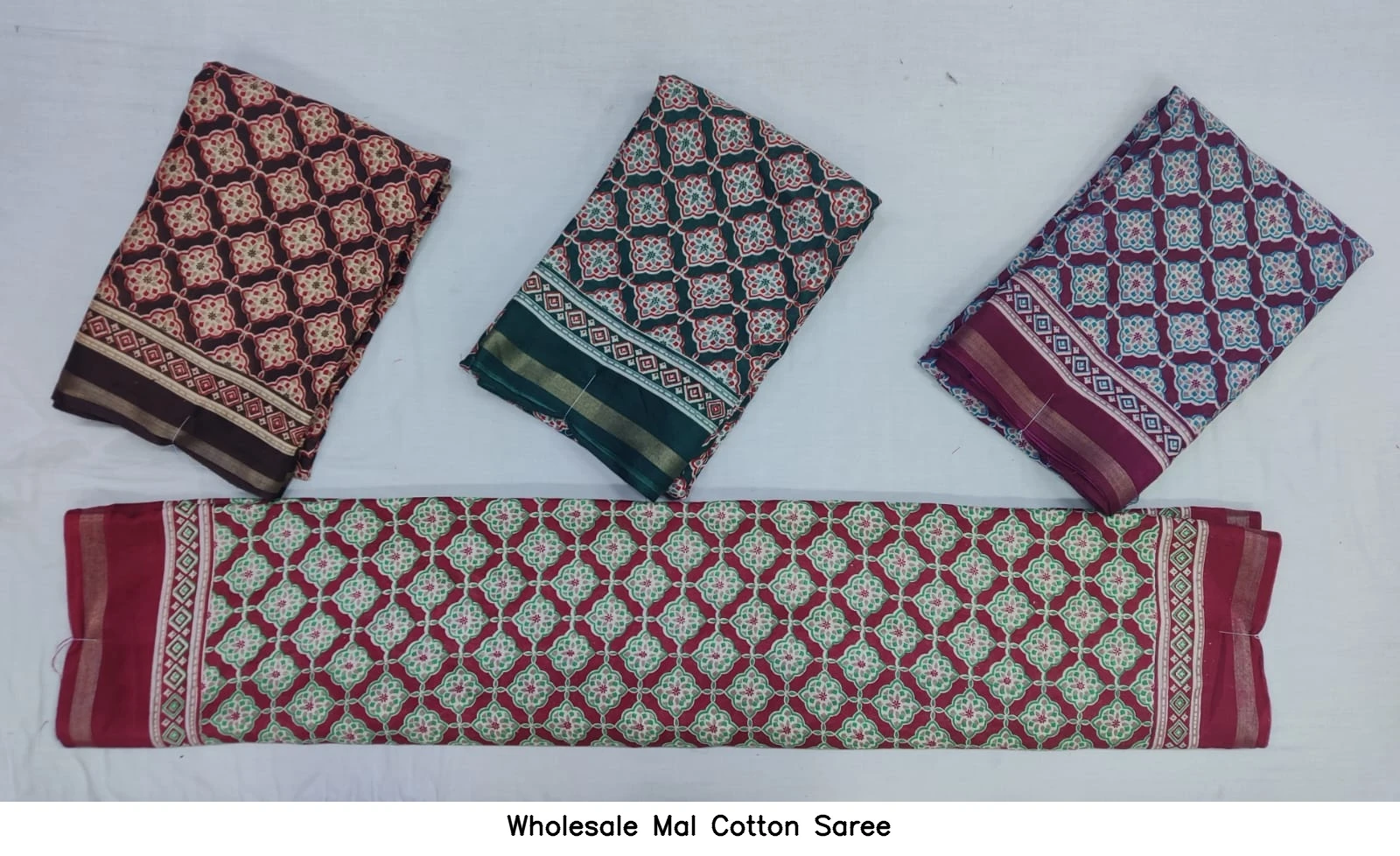 Wholesale Mal Cotton Saree
