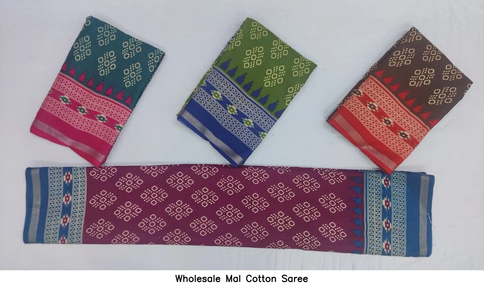 Wholesale Mal Cotton Saree