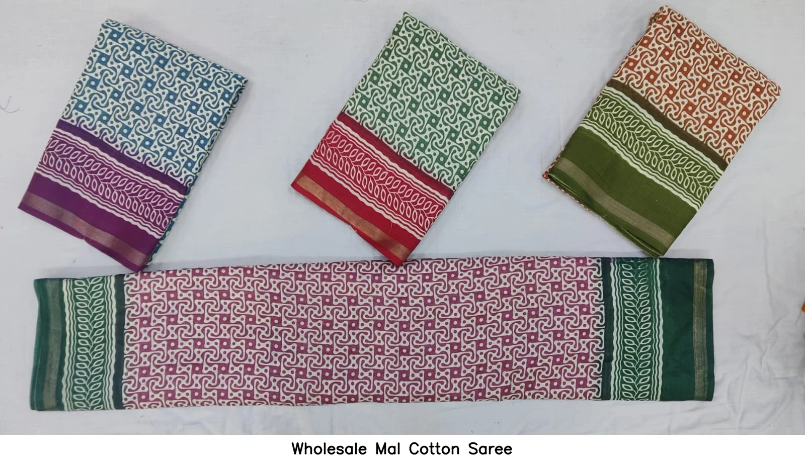 Wholesale Mal Cotton Saree