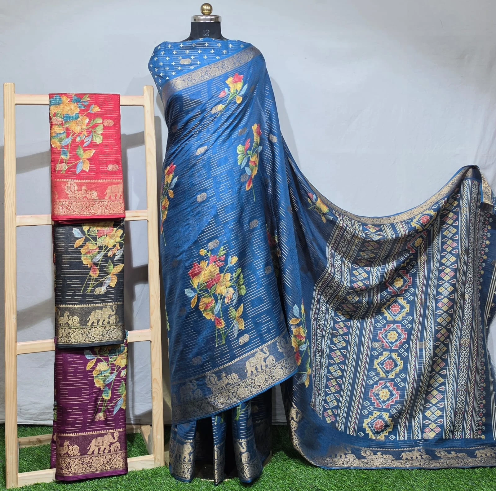 Wholesale Premium Dola Silk Sarees