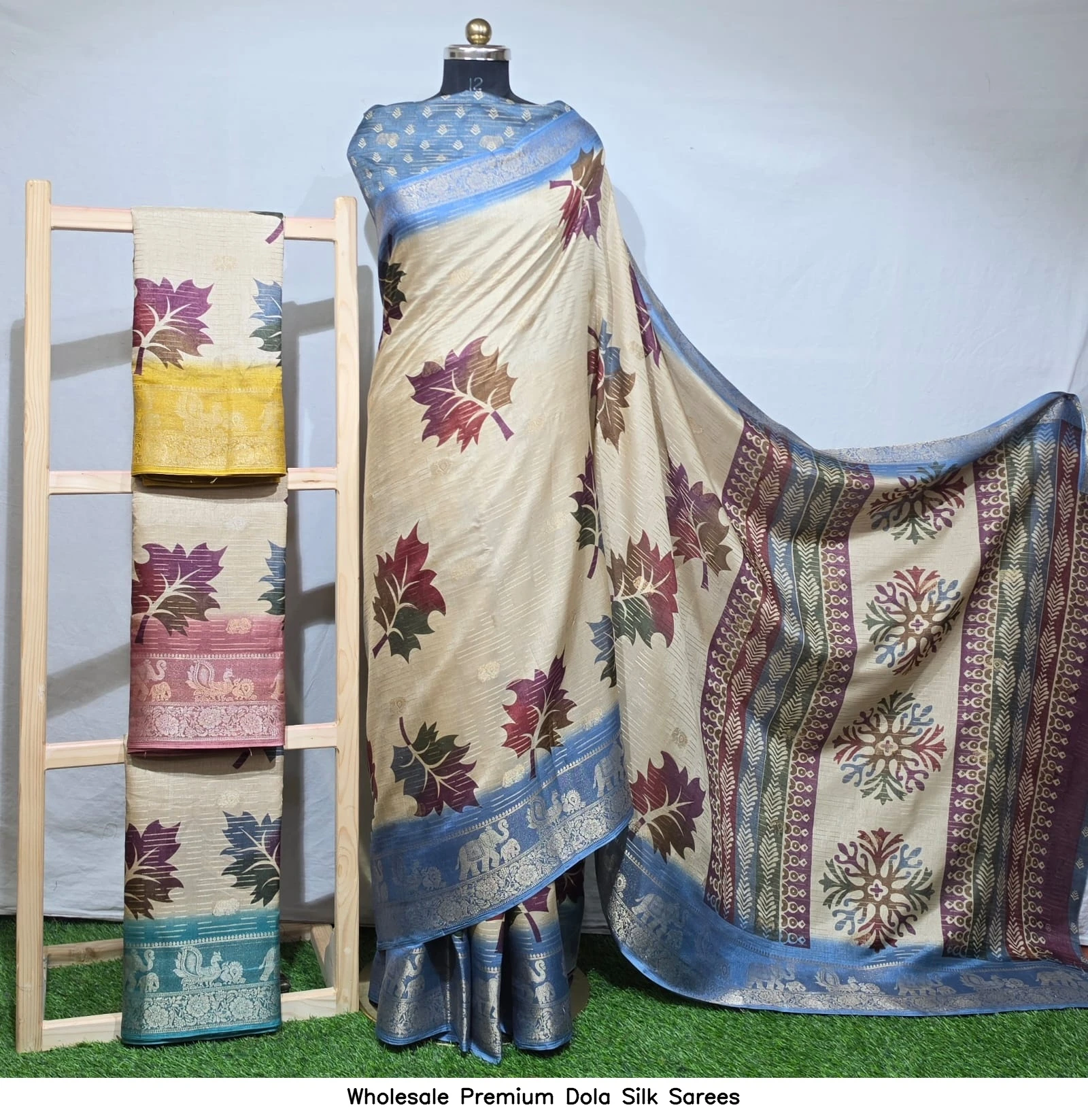 Wholesale Premium Dola Silk Sarees