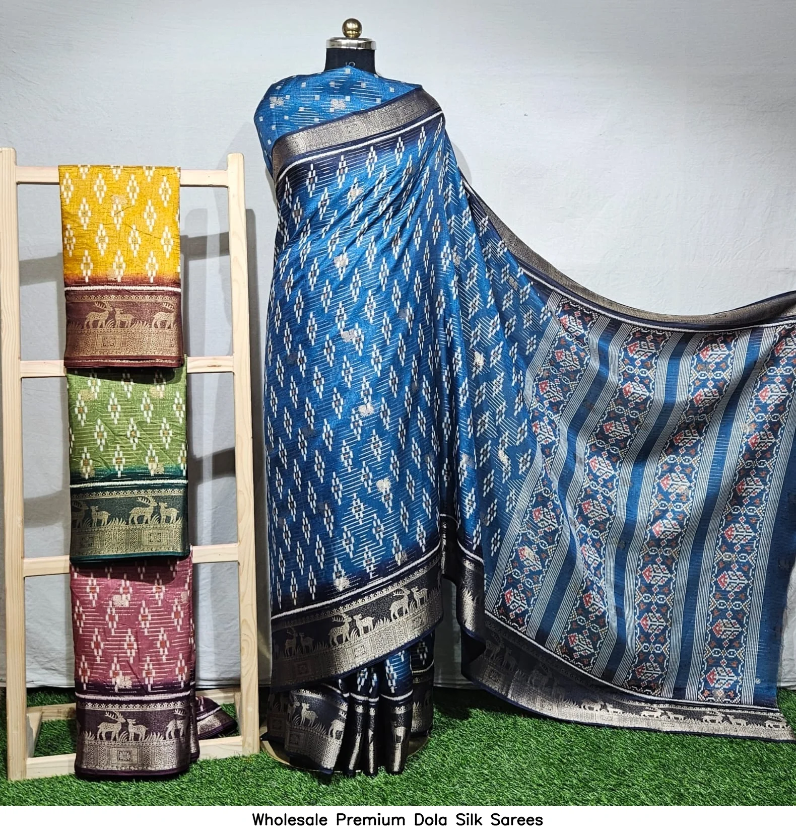 Wholesale Premium Dola Silk Sarees