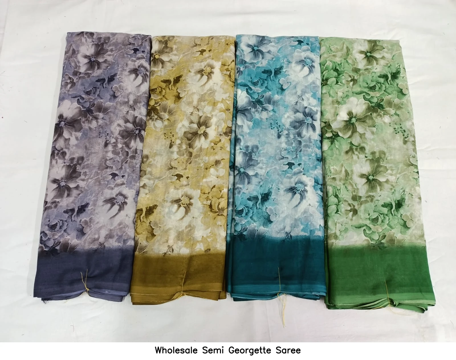 Wholesale Semi Georgette Saree