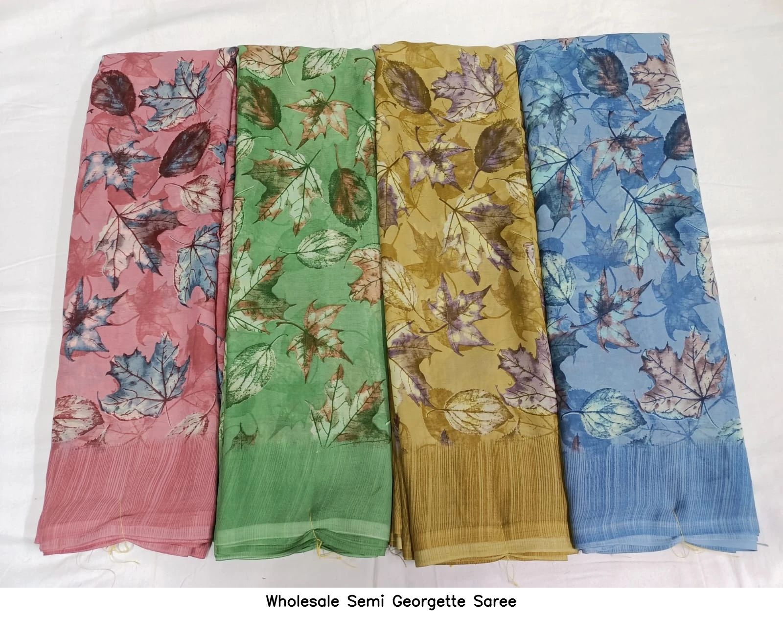 Wholesale Semi Georgette Saree