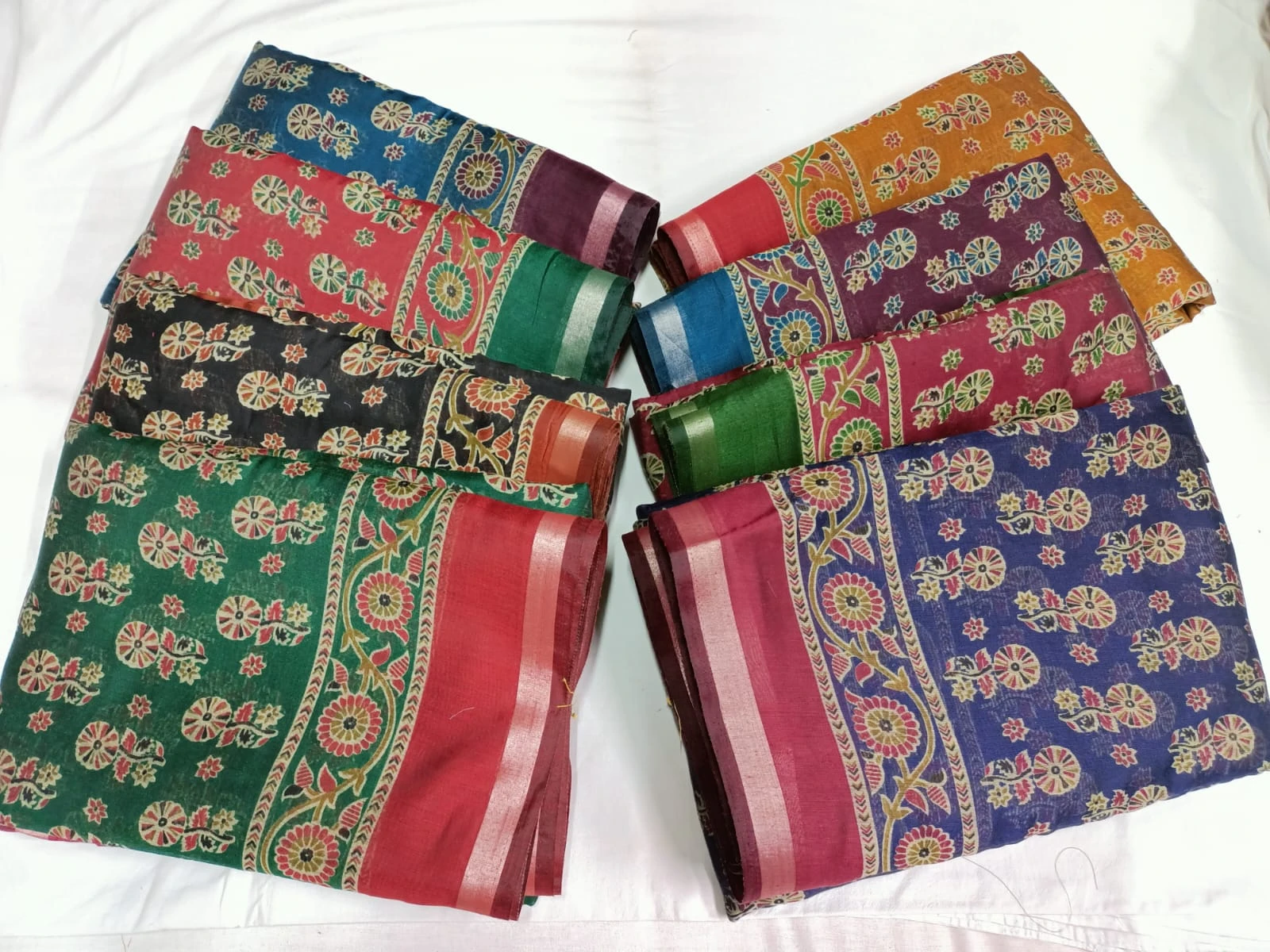 Wholesale Silk Crepe Saree