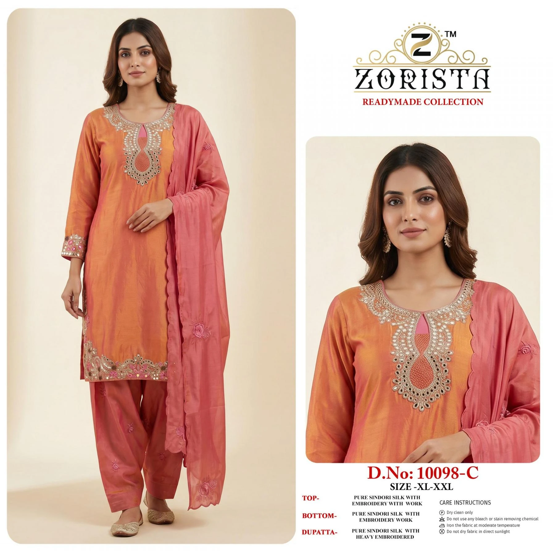Zorista 10098 ABCD Mojito Silk Stylish Farshi Salwar Suit