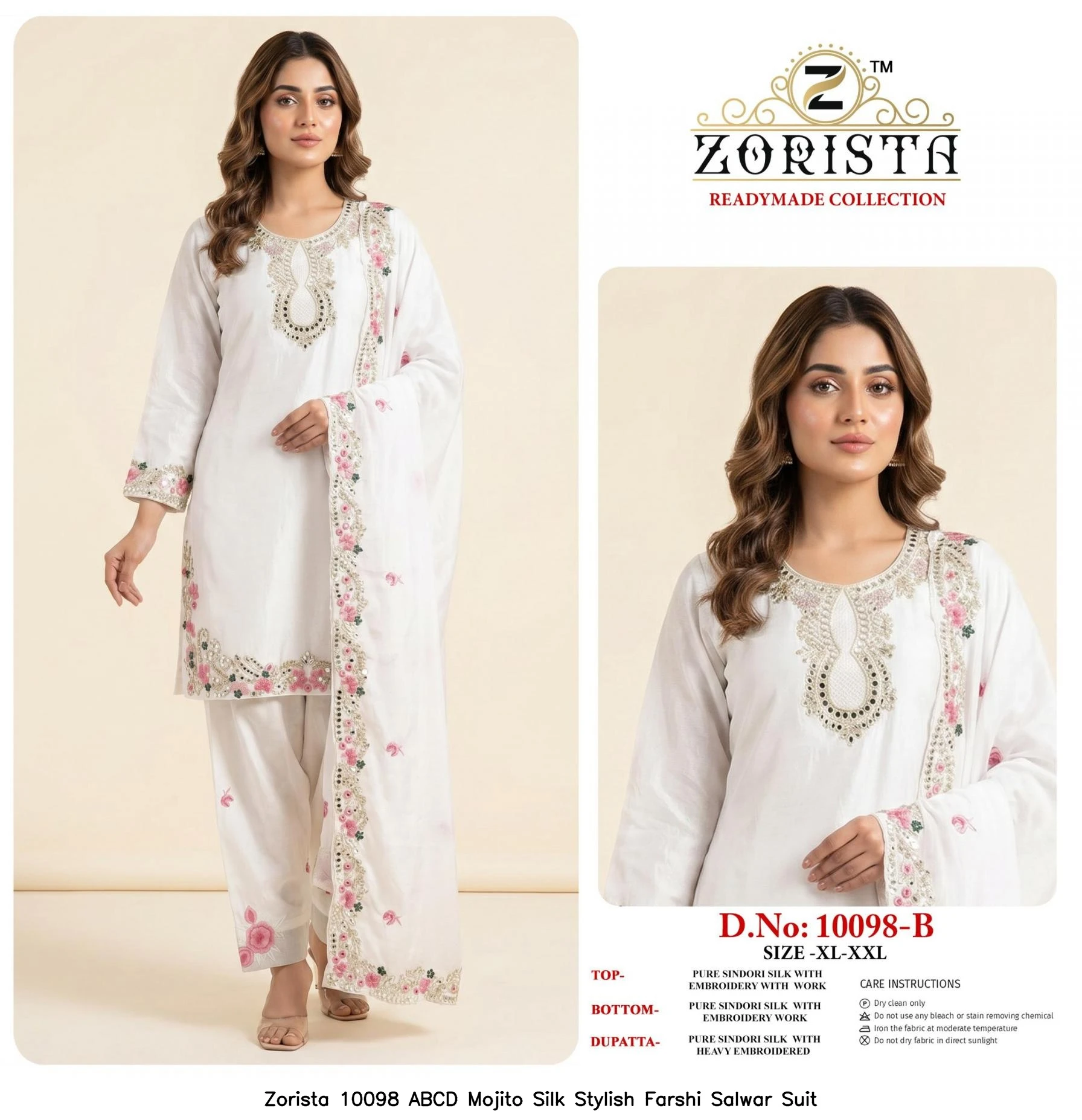 Zorista 10098 ABCD Mojito Silk Stylish Farshi Salwar Suit 3