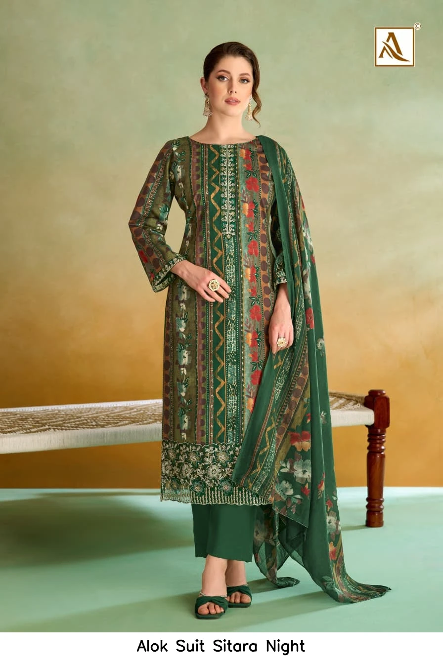Alok Suit Sitara Night