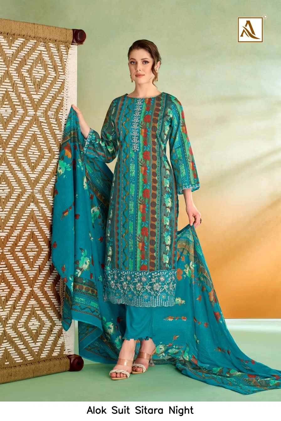 Alok Suit Sitara Night