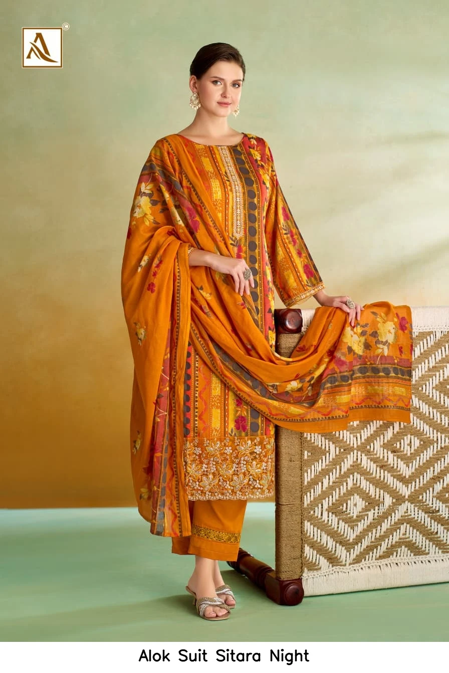 Alok Suit Sitara Night