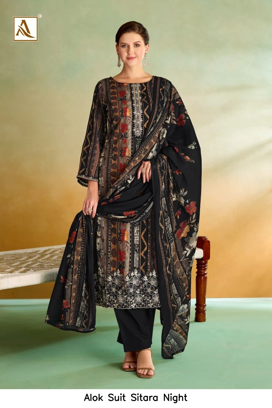 Alok Suit Sitara Night