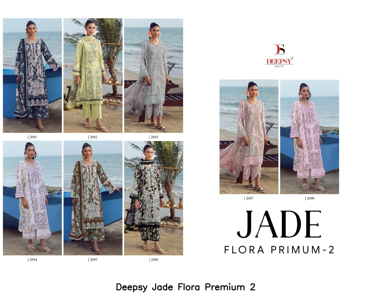 Deepsy Jade Flora Premium 2 - Chiffon Dupatta 10