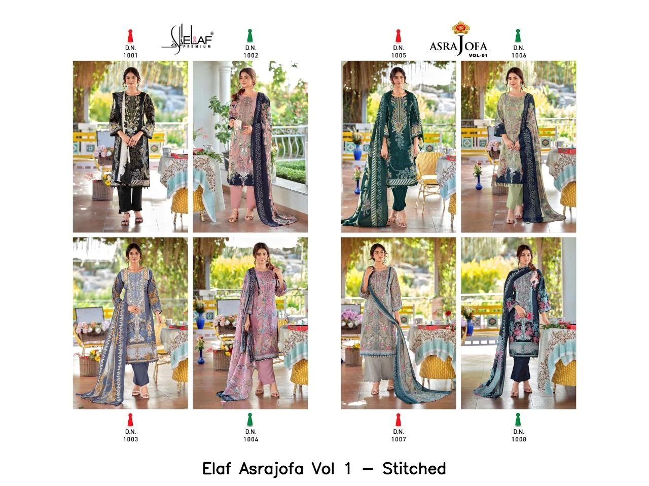 Elaf Asrajofa Vol 1 - Stitched