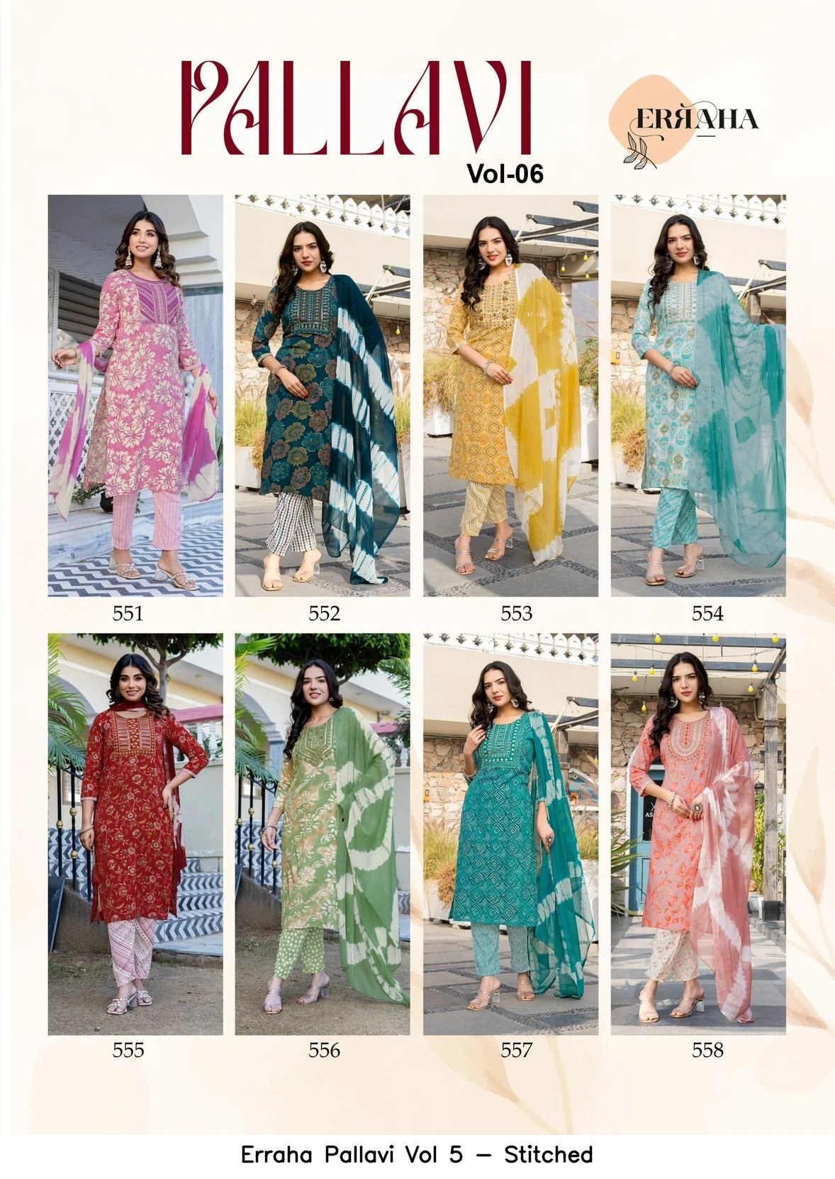 Erraha Pallavi Vol 5 - Stitched
