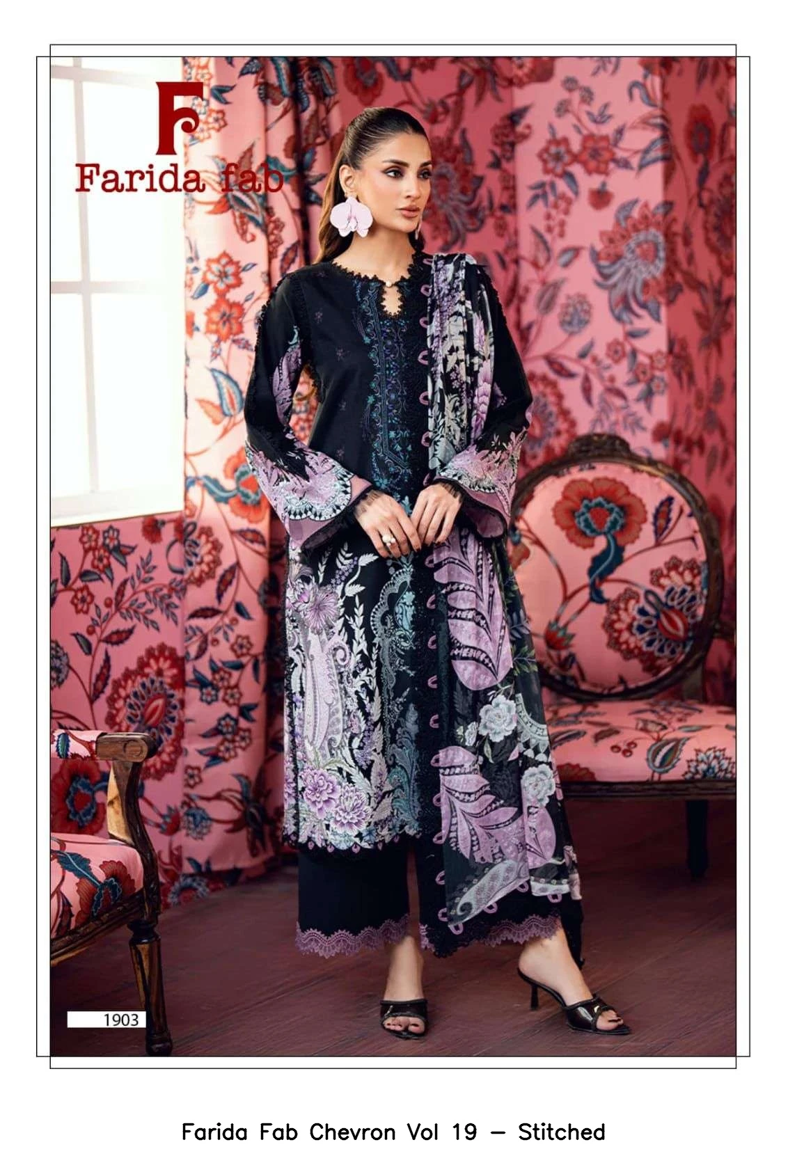 Farida Fab Chevron Vol 19 - Stitched 6
