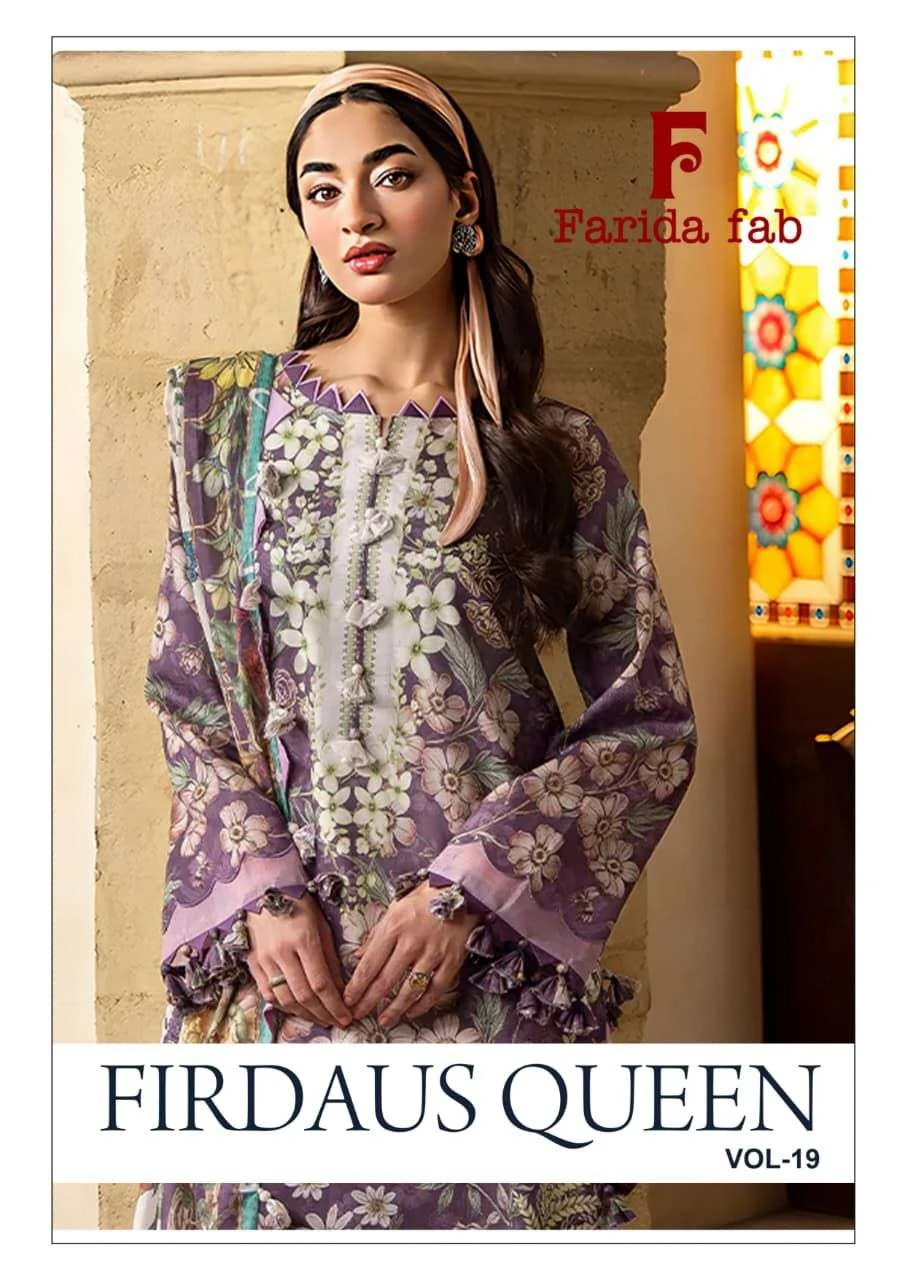 Farida Fab Firdaus Queen Vol 19 - Pakistani Suit Design