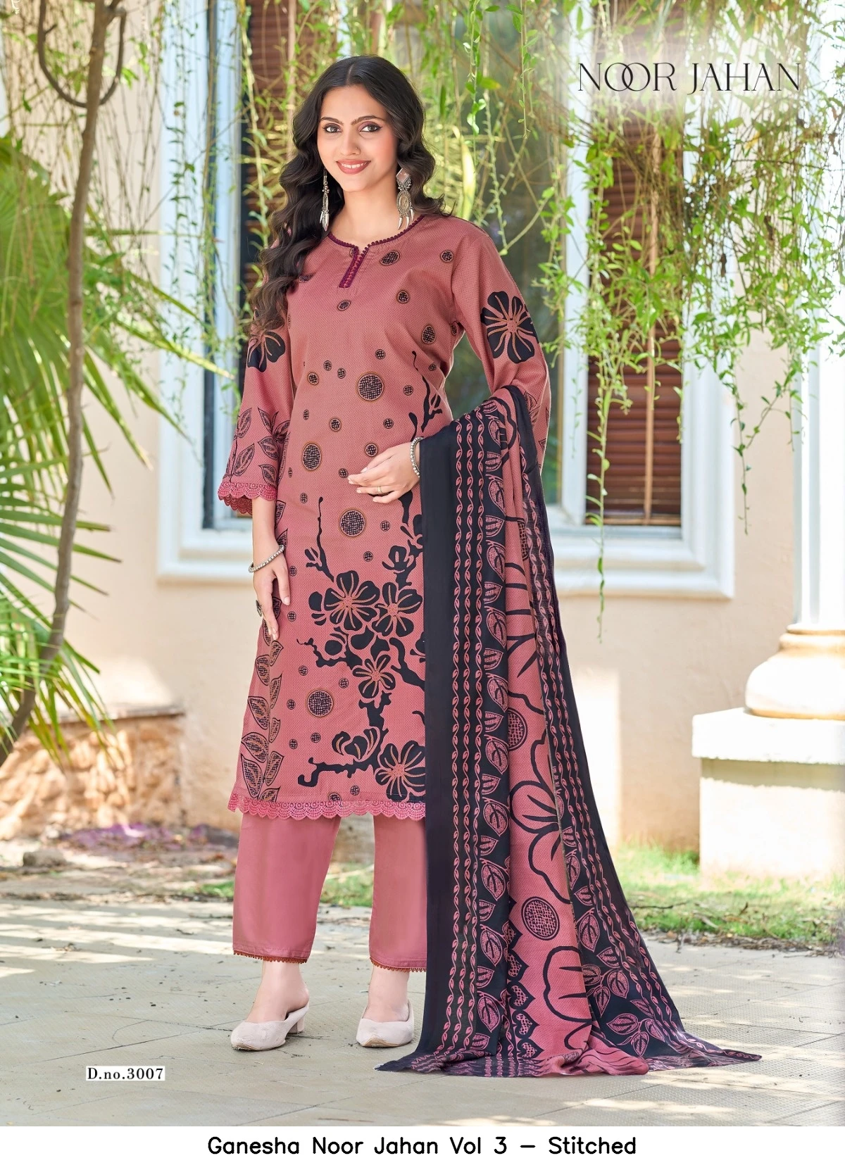 Ganesha Noor Jahan Vol 3 - Stitched