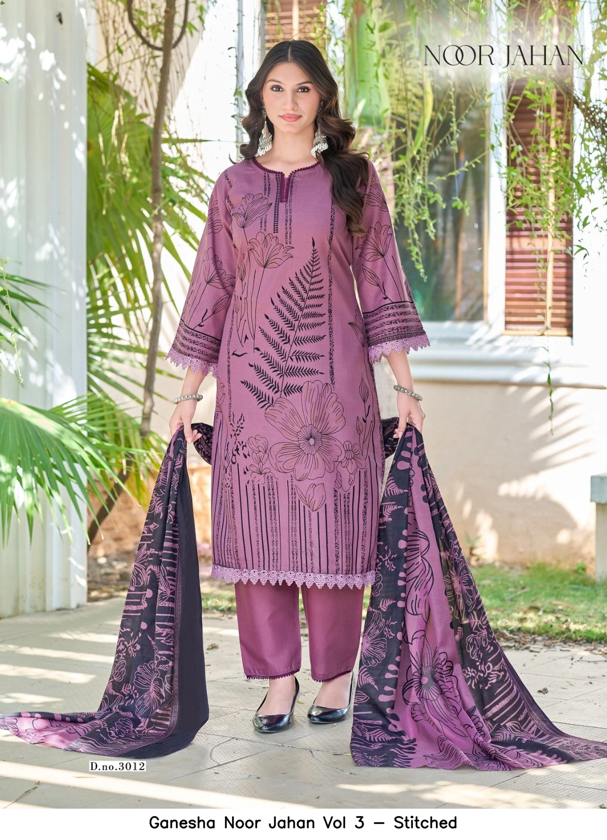Ganesha Noor Jahan Vol 3 - Stitched