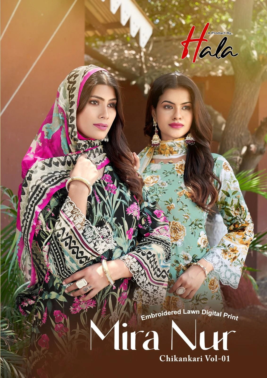 Hala Mira Nur Vol 1 - Pakistani Suit Design