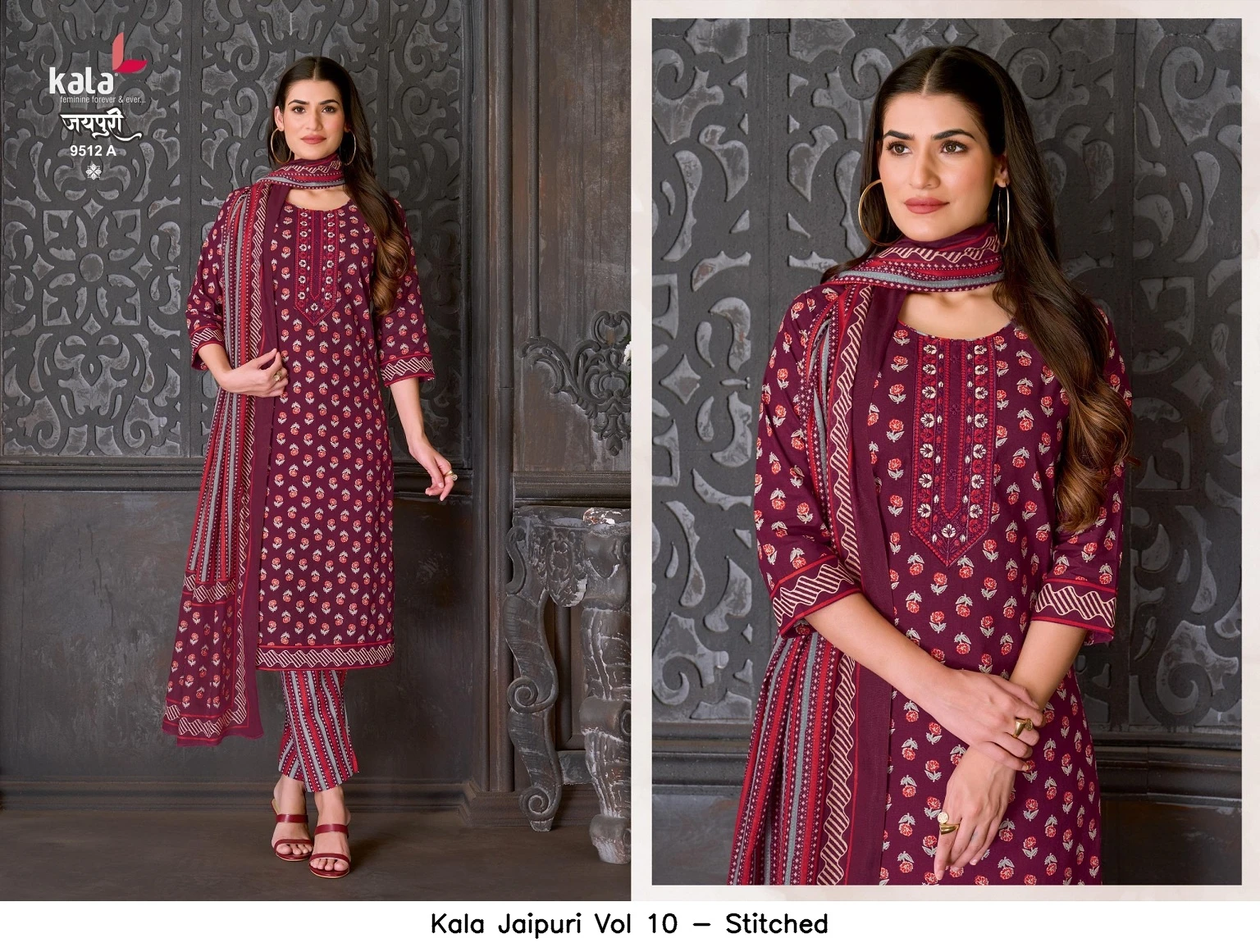 Kala Jaipuri Vol 10 - Stitched
