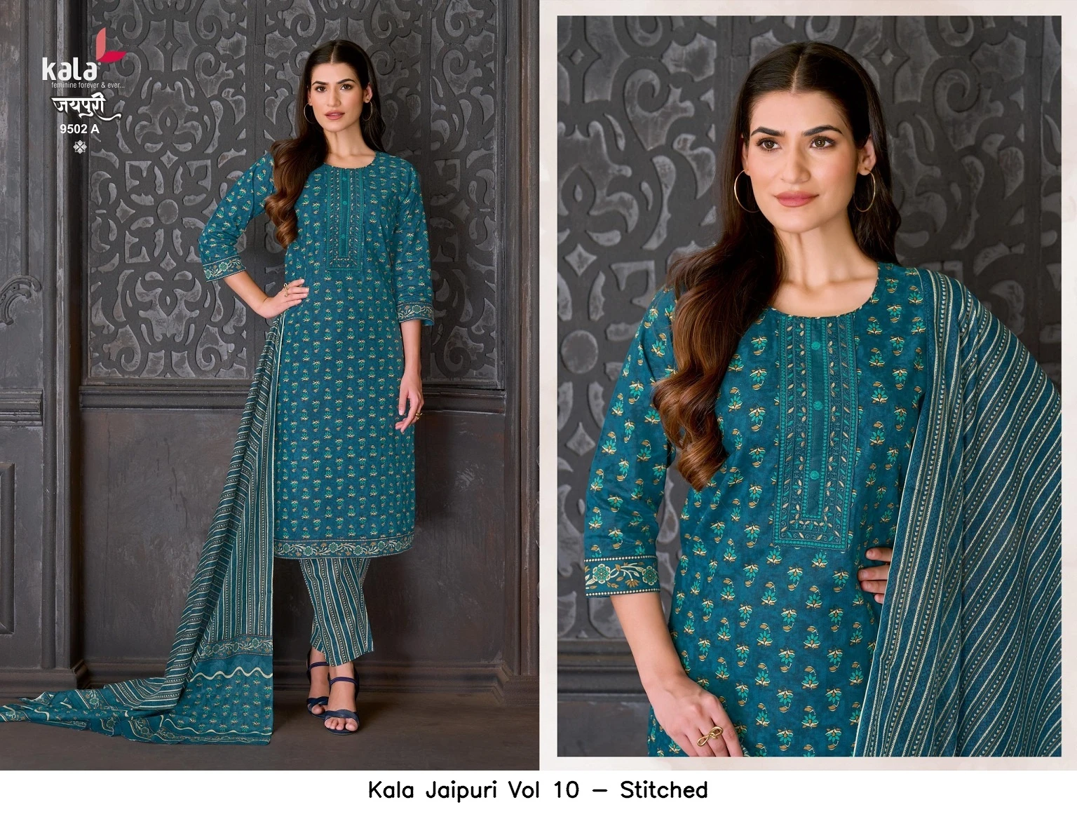 Kala Jaipuri Vol 10 - Stitched