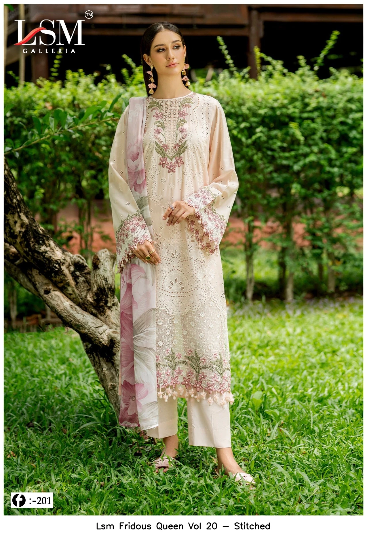 Lsm Fridous Queen Vol 20 - Stitched