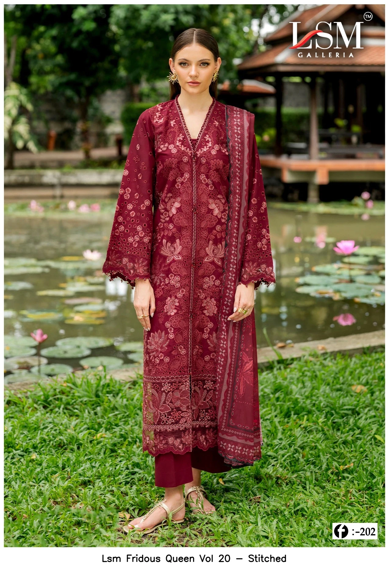 Lsm Fridous Queen Vol 20 - Stitched