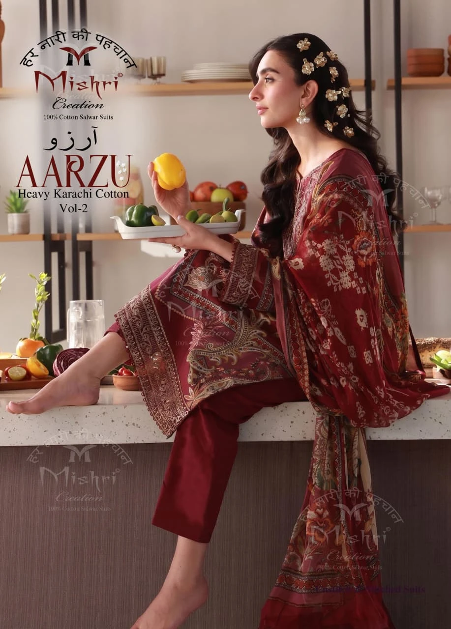 Mishri Aarzu Vol 2 - Pakistani Suit Design