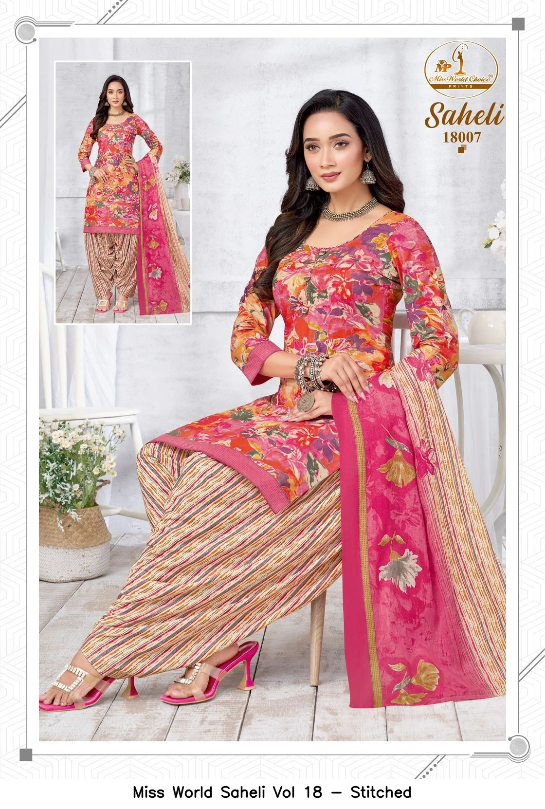 Miss World Saheli Vol 18 - Stitched