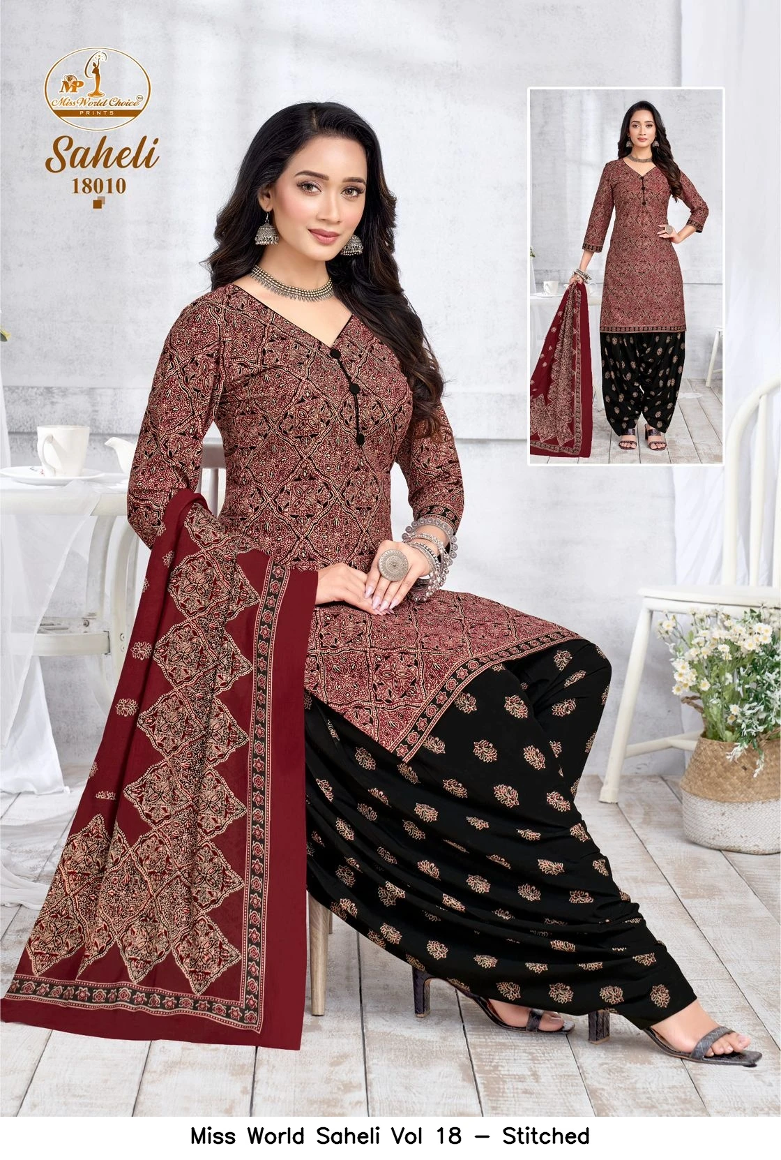 Miss World Saheli Vol 18 - Stitched