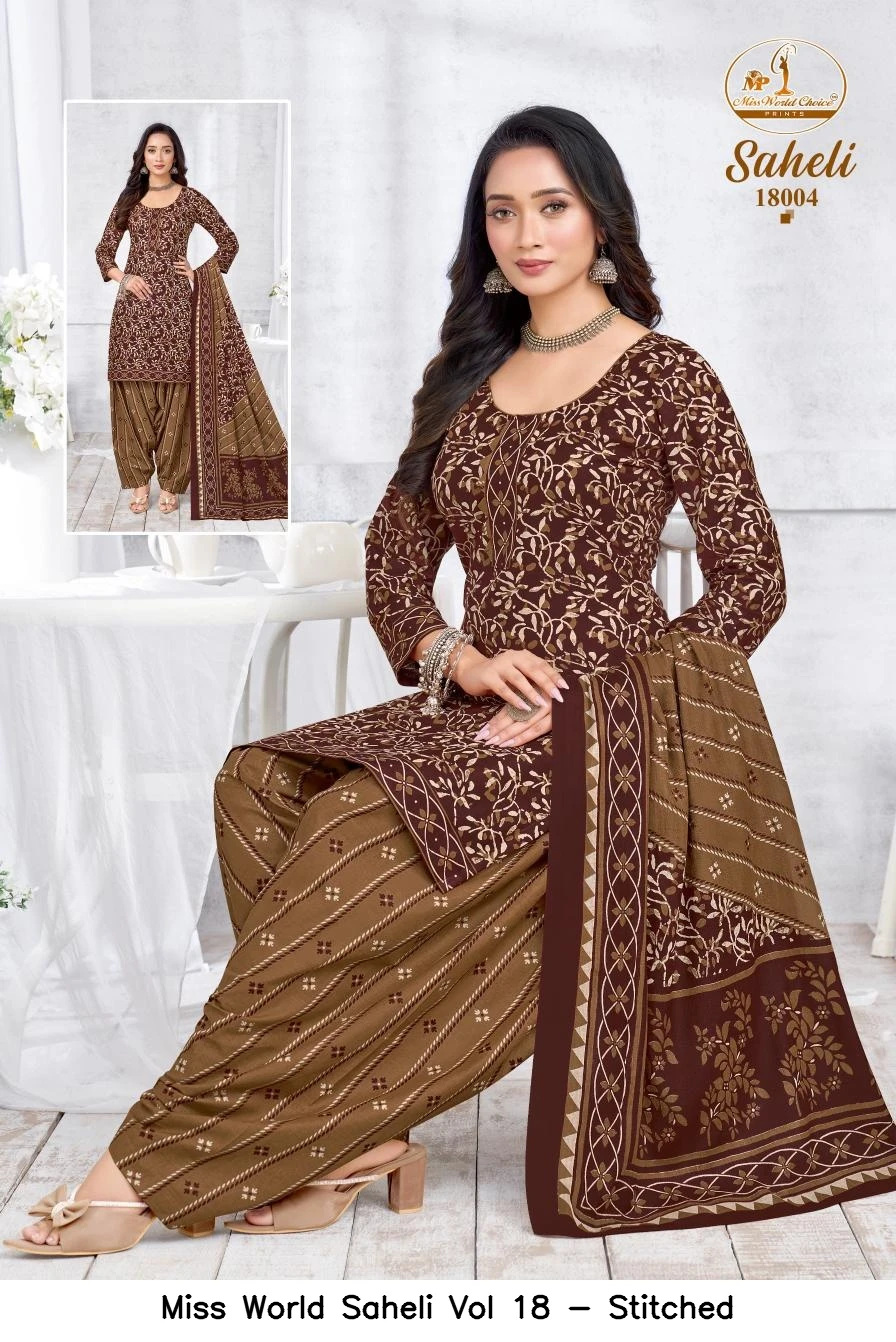 Miss World Saheli Vol 18 - Stitched