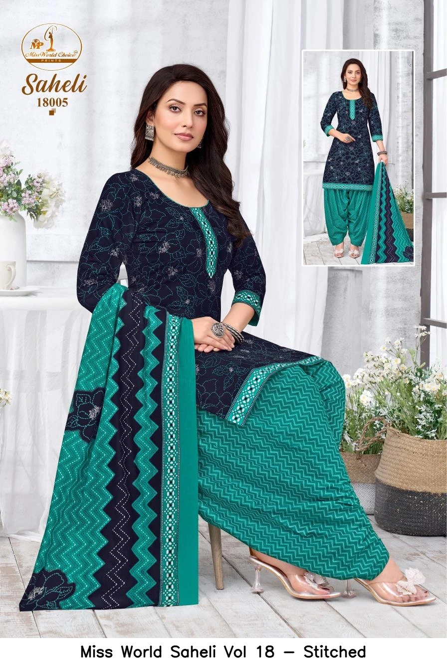 Miss World Saheli Vol 18 - Stitched