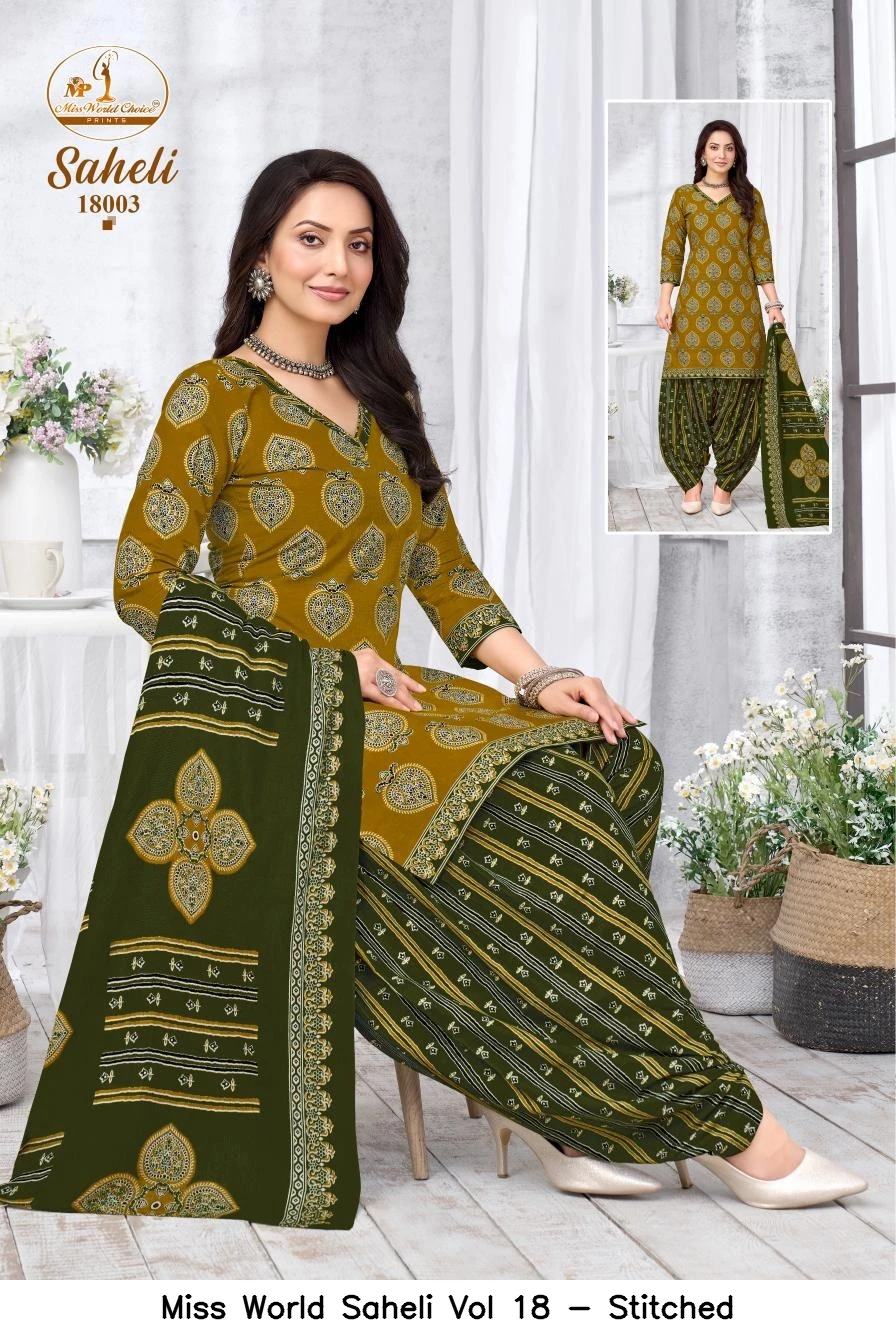Miss World Saheli Vol 18 - Stitched