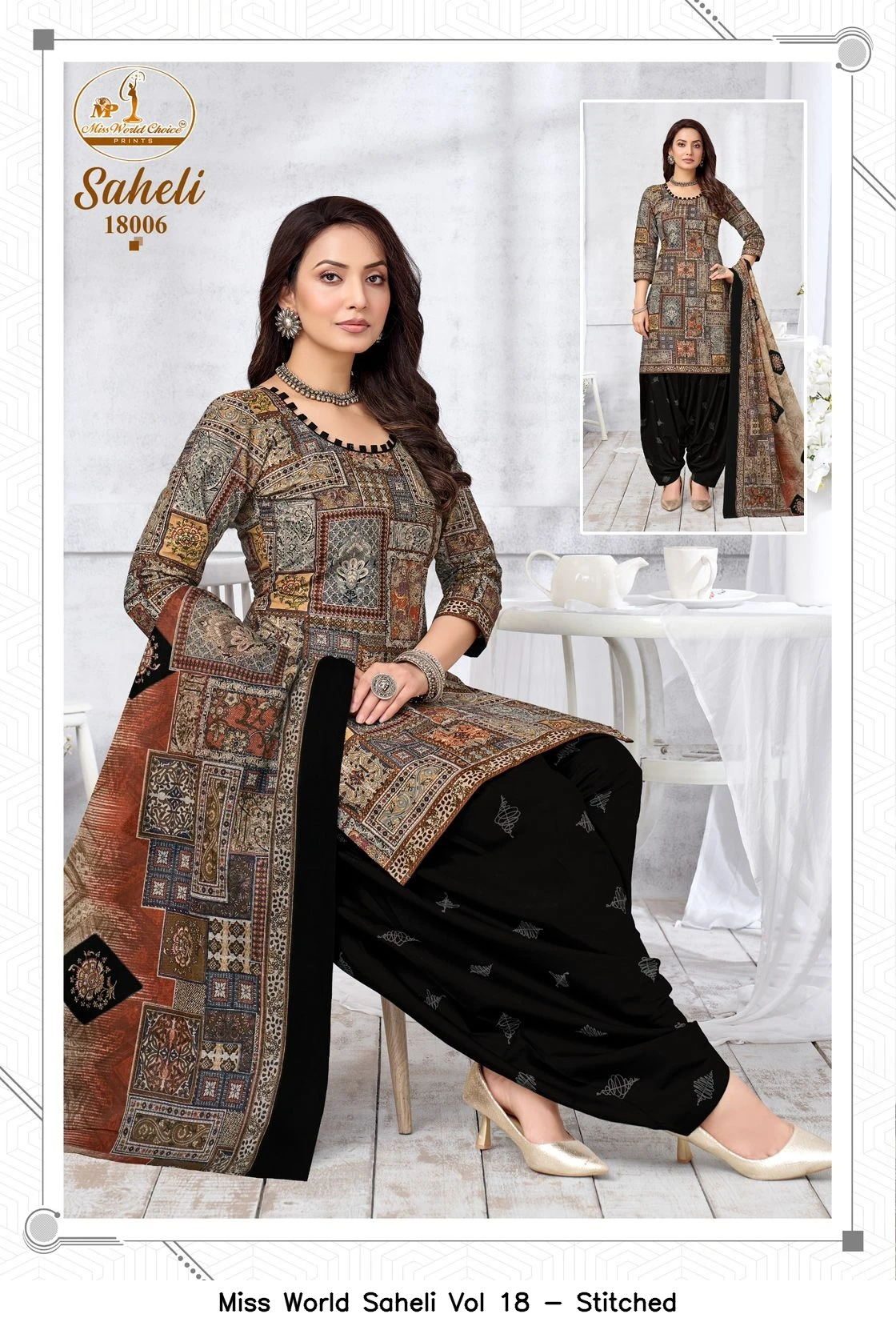 Miss World Saheli Vol 18 - Stitched