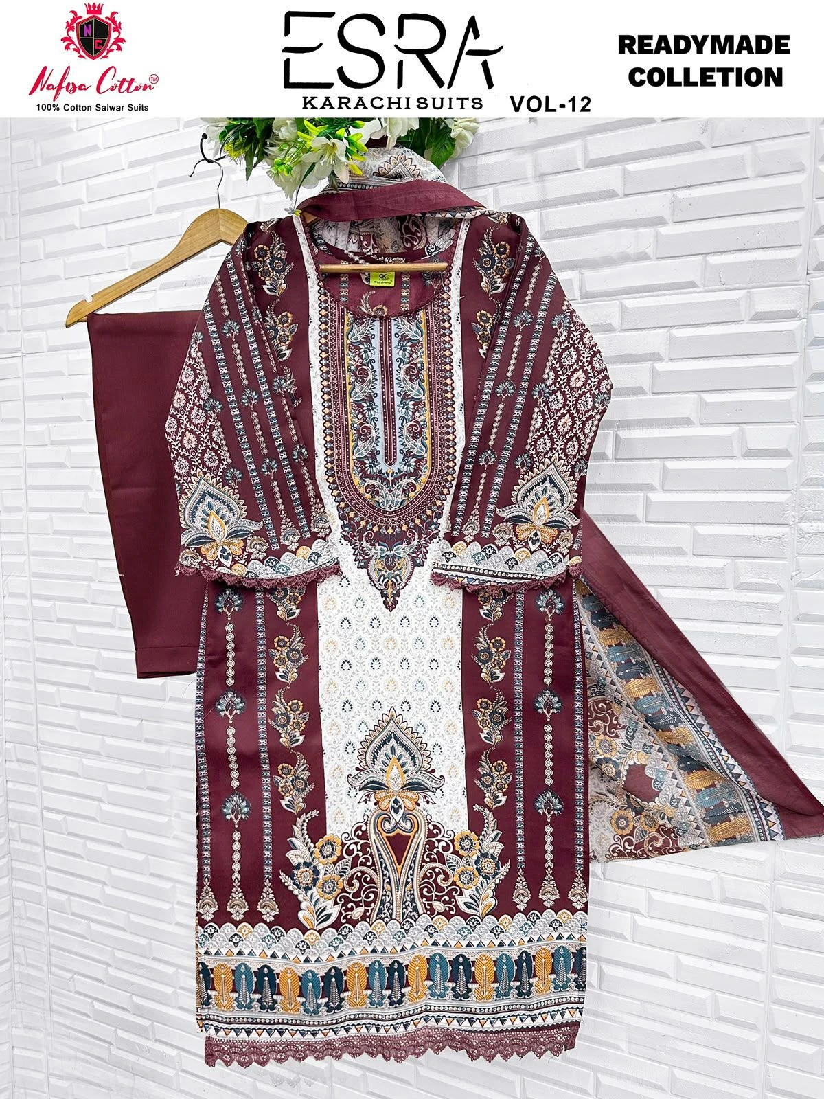 Nafisa Esra Karachi Vol 12 - Pakistani Suit Design