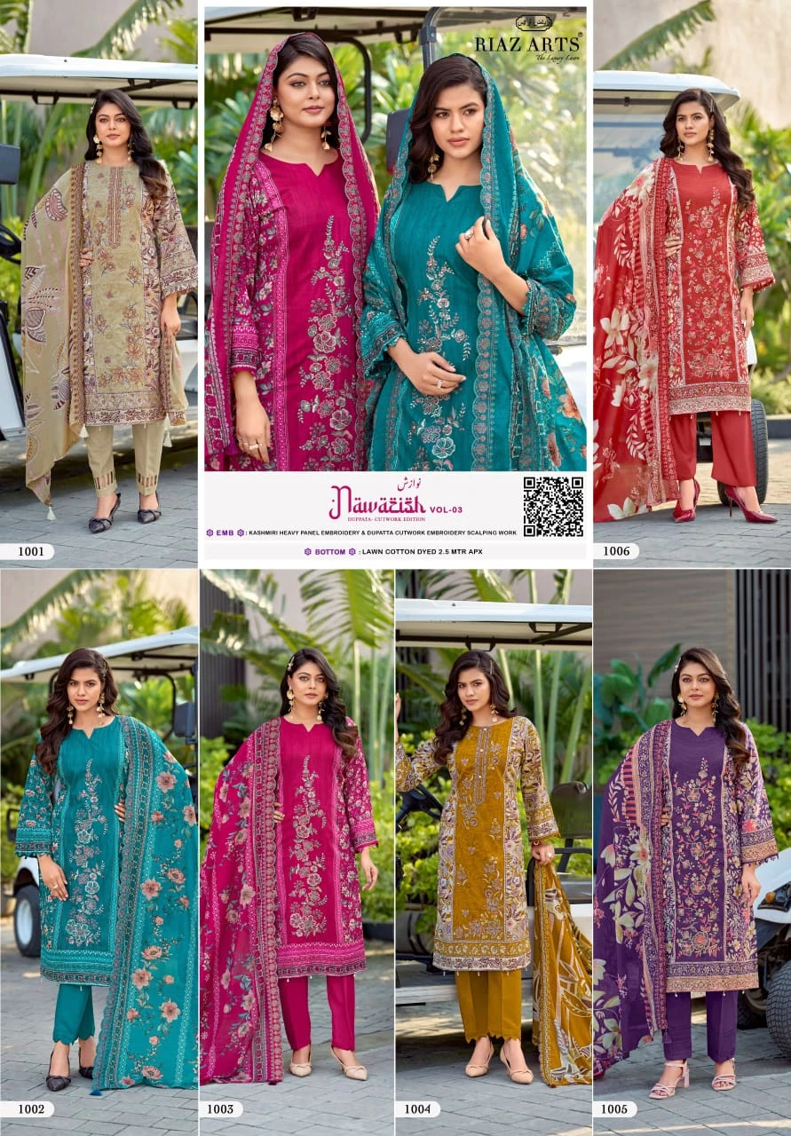 Riaz Arts Nawazish Vol 3 - Pakistani Suit Design