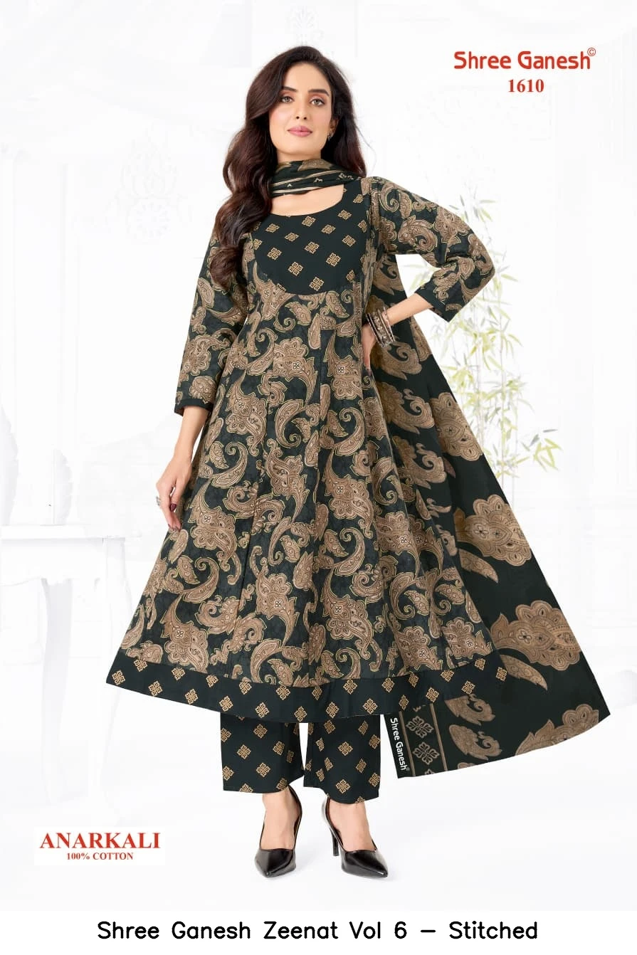 Shree Ganesh Zeenat Vol 6 - Stitched