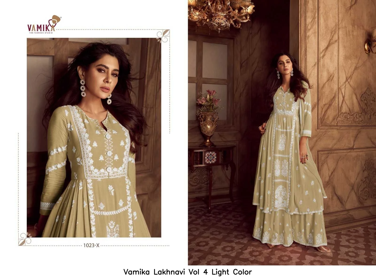 Vamika Lakhnavi Vol 4 Light Color