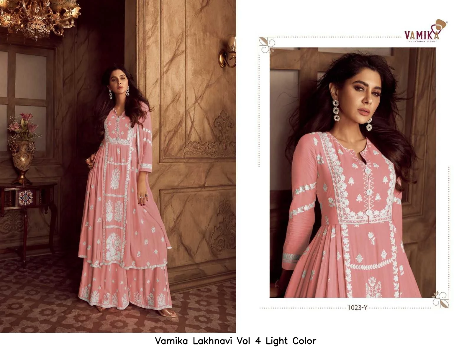 Vamika Lakhnavi Vol 4 Light Color