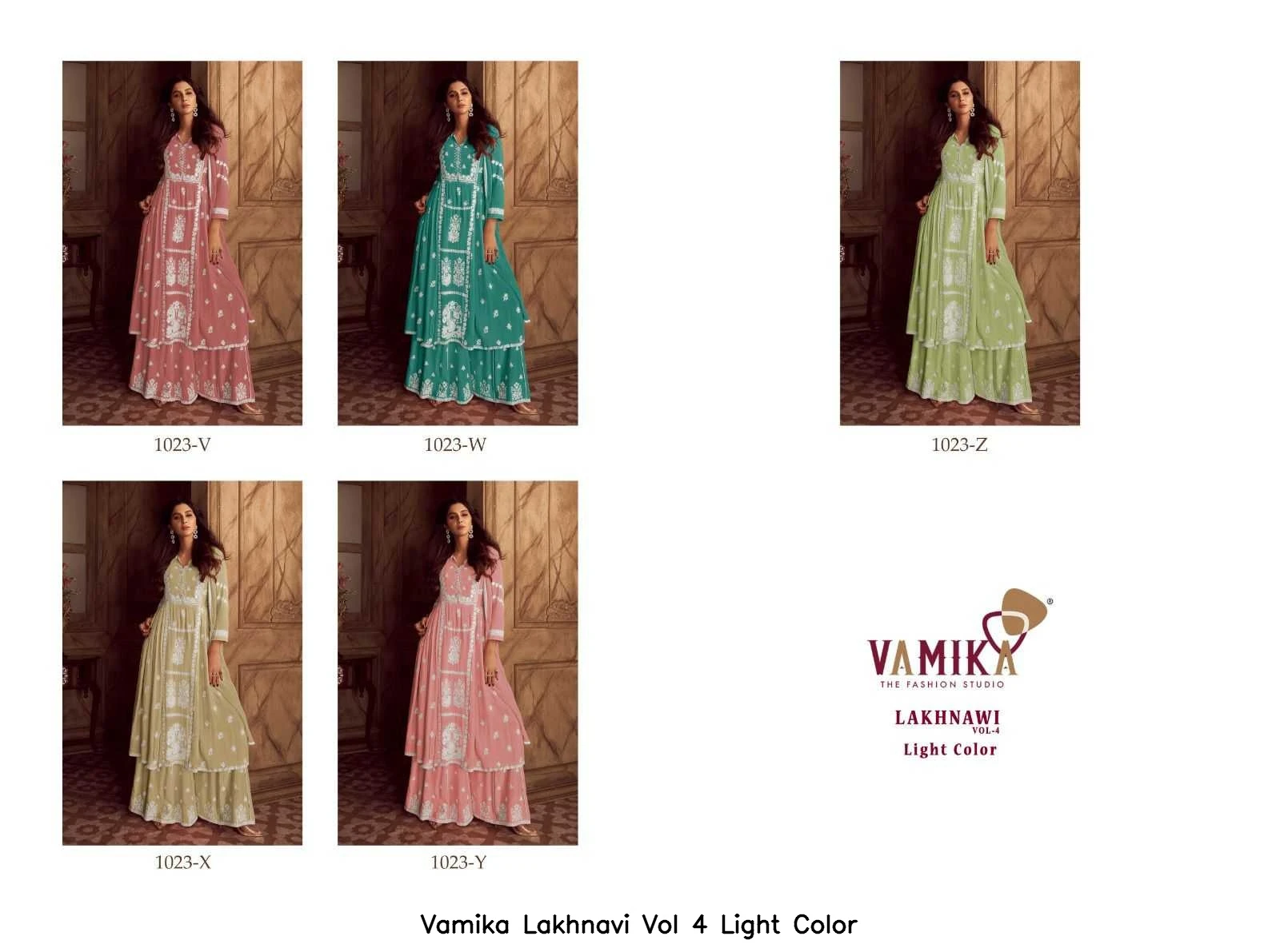 Vamika Lakhnavi Vol 4 Light Color