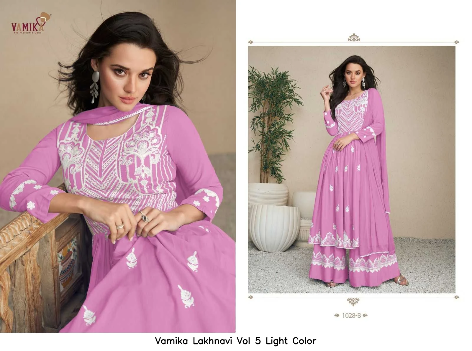 Vamika Lakhnavi Vol 5 Light Color