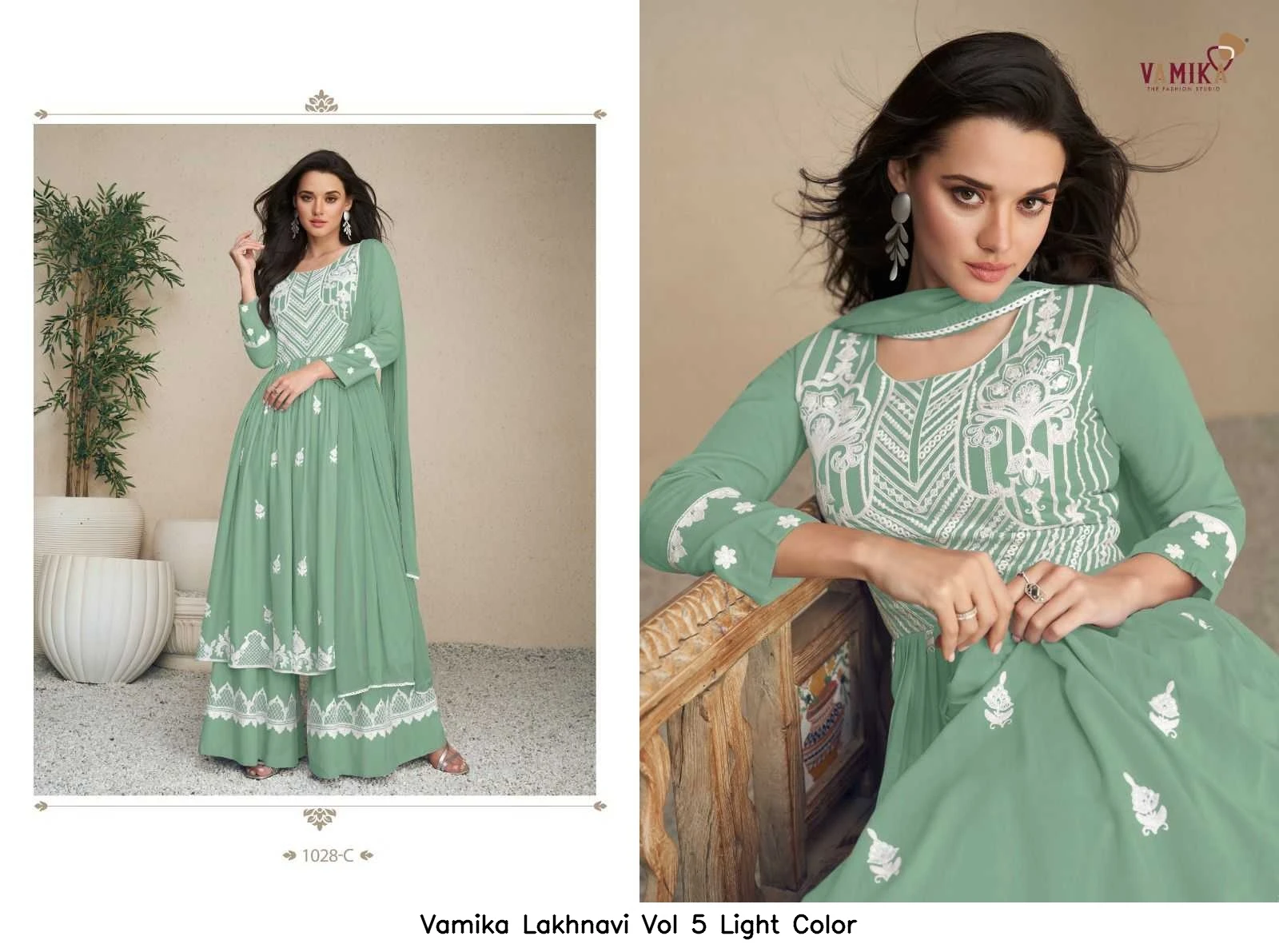 Vamika Lakhnavi Vol 5 Light Color