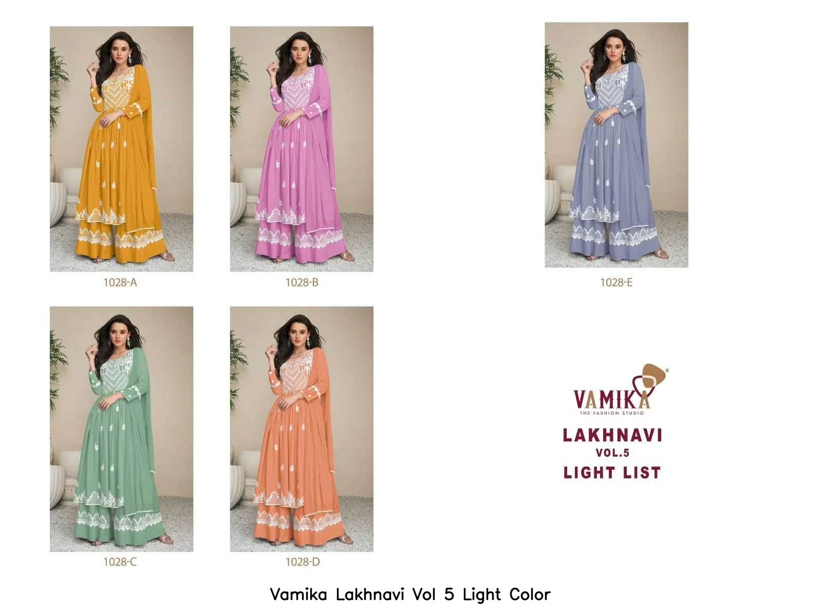 Vamika Lakhnavi Vol 5 Light Color