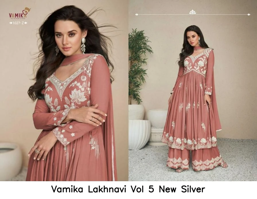 Vamika Lakhnavi Vol 5 New Silver