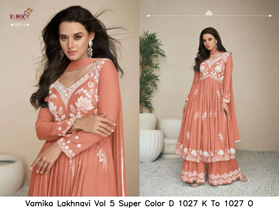 Vamika Lakhnavi Vol 5 Super Color D 1027 K To 1027 O
