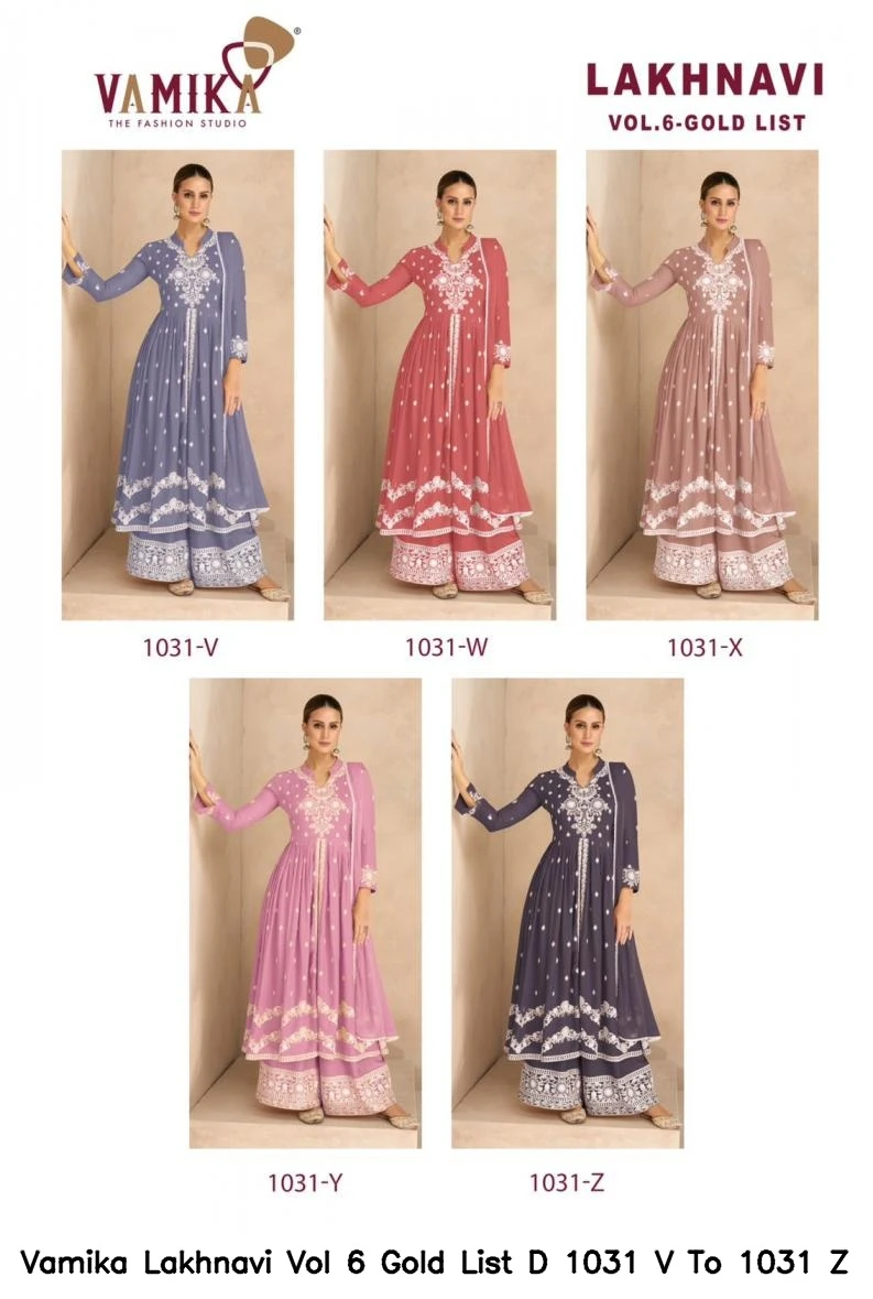 Vamika Lakhnavi Vol 6 Gold List D 1031 V To 1031 Z